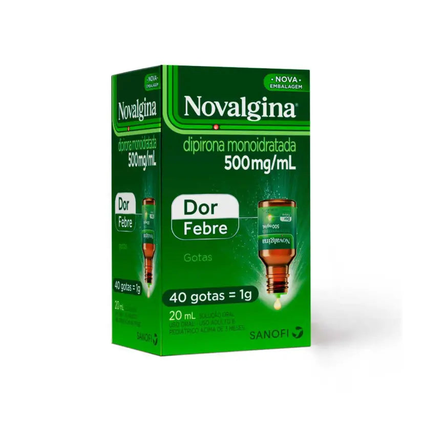 Novalgina Dipirona 500mg/ml Gotas (20ml)